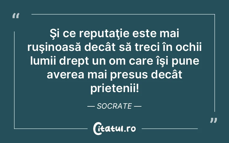 Citat Socrate - citate prietenie