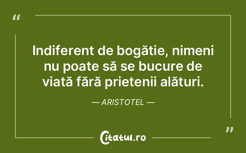 Citat Aristotel - citate prietenie