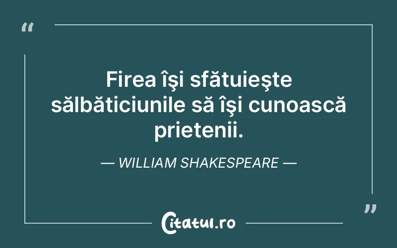 Citat William Shakespeare - citate prietenie