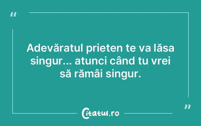 Citat Autor necunoscut - citate prietenie