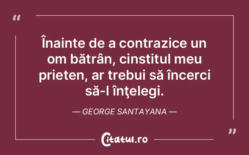 Citat George Santayana - citate prietenie