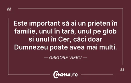 Este important să ai un prieten în fam...