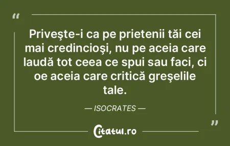 Priveşte-i ca pe prietenii tăi cei mai...