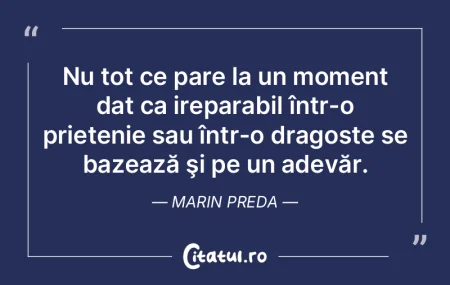 Nu tot ce pare la un moment dat ca irepa...