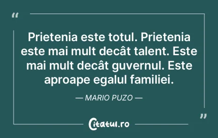  Prietenia este totul. Prietenia este ma...