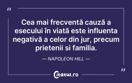 Cea mai frecventă cauză a eșecului î...