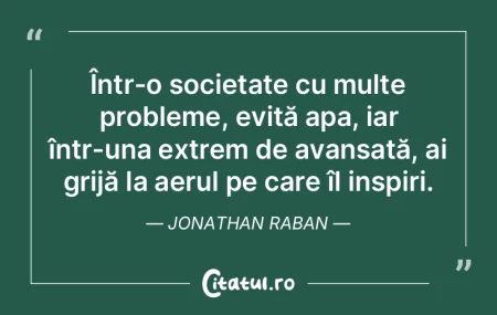 Într-o societate cu multe probleme, evi...