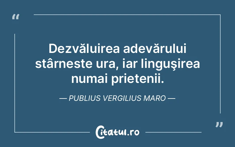Citat Publius Vergilius Maro - citate prietenie