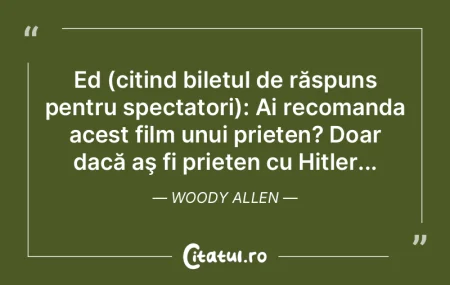 Ed (citind biletul de răspuns pentru sp...