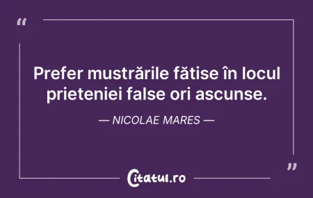 Prefer mustrările fățișe în locul p...