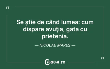 Se ştie de când lumea: cum dispare avu...