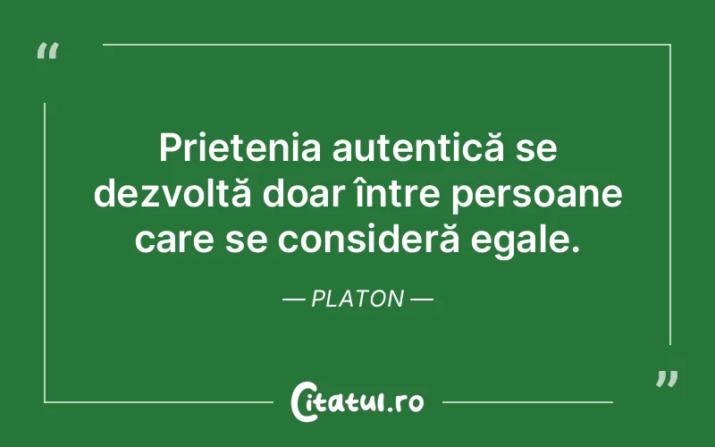 Citat Platon - citate prietenie