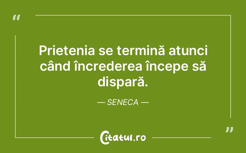 Citat Seneca - citate prietenie