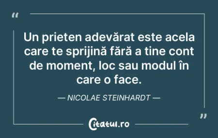 Credința în cineva poate avea o putere...