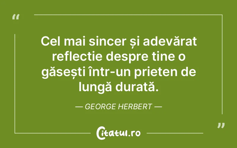 Citat George Herbert - citate prietenie