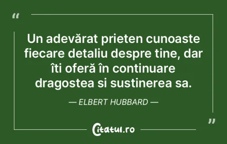 Un prieten adevărat este conștiința t...