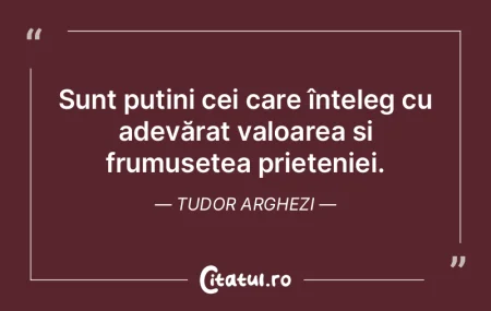 Un prieten adevărat te cunoaște în î...