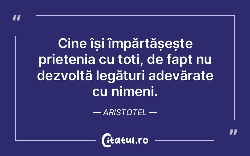 Citat Aristotel - citate prietenie