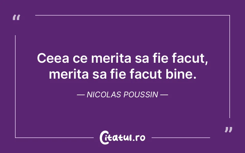 Citat Nicolas Poussin - citate prietenie