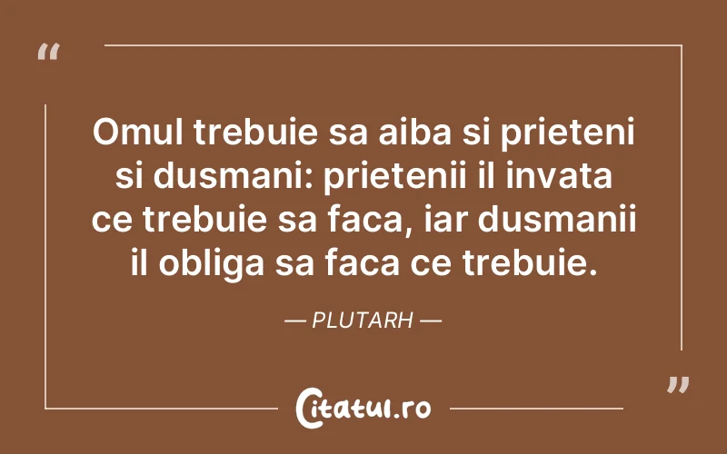 Citat Plutarh - citate prietenie