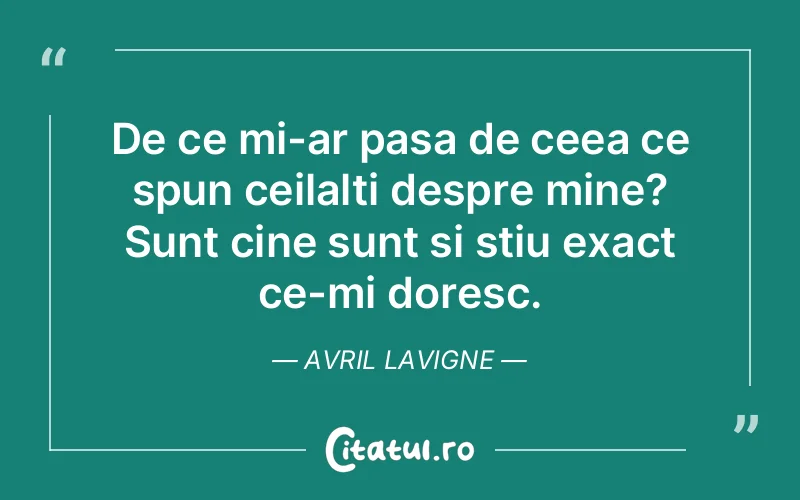 Citat Avril Lavigne - citate prietenie