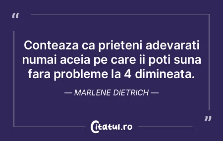 Conteaza ca prieteni adevarati numai ace...