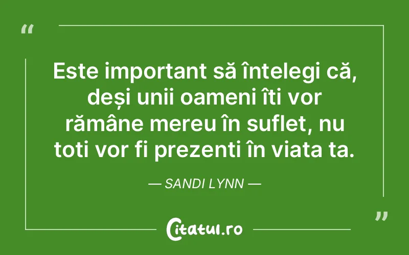 Citat Sandi Lynn - citate prietenie