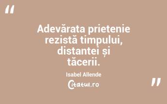 În prietenul meu regăsesc un al doilea sine. Isabel Norton...