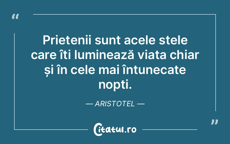 Citat Aristotel - citate prietenie
