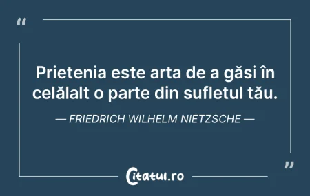 Un prieten bun îți cunoaște poveștil...