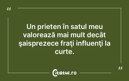 Cu greu se poate face un prieten într-u...