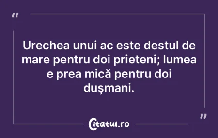 Prietenul tuturor nu e prietenul nimănu...