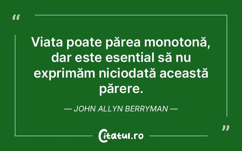 Citat John Allyn Berryman - citate prietenie