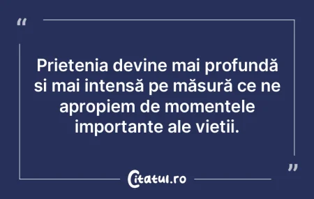Prietenii și duşmanii sunt parte a ace...