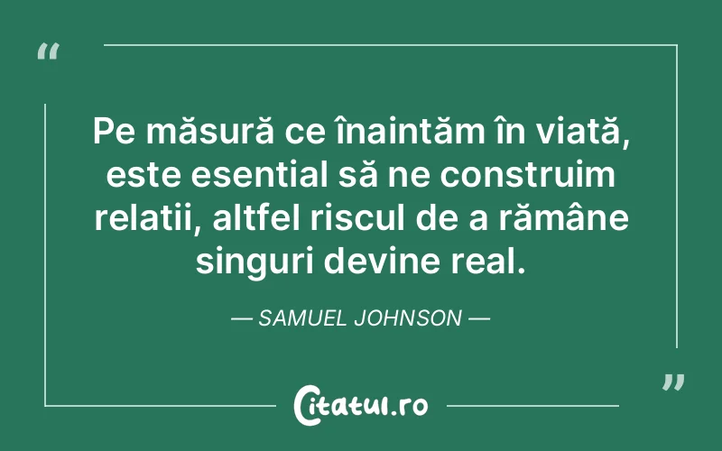 Citat Samuel Johnson - citate prietenie