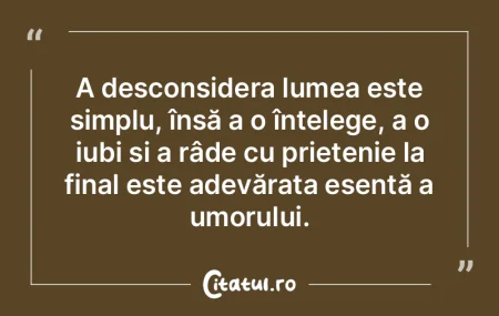 Prietenia are capacitatea de a ne conect...