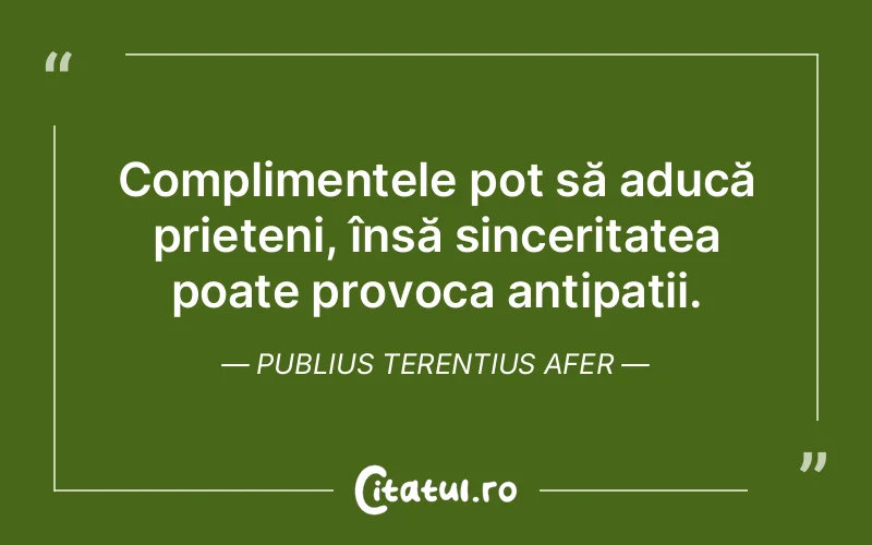 Citat Publius Terentius Afer - citate prietenie
