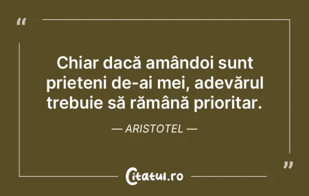 Timpul susține Adevărul, prejudecata �...