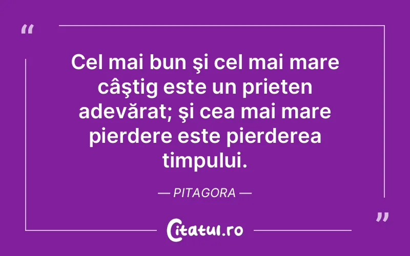 Citat Pitagora - citate prietenie