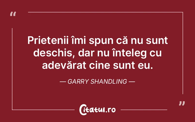 Citat Garry Shandling - citate prietenie