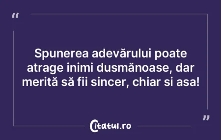 Cei care caută adevărul autentic nu po...