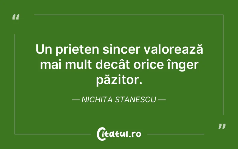 Citat Nichita Stanescu - citate prietenie