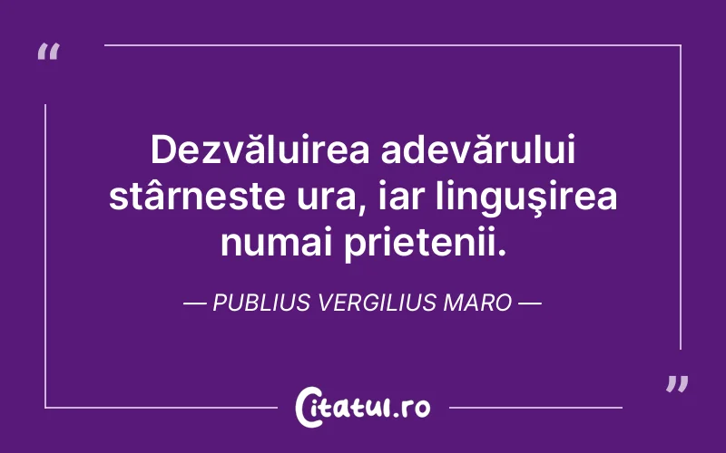 Citat Publius Vergilius Maro - citate prietenie