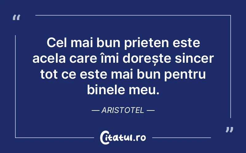 Citat Aristotel - citate prietenie