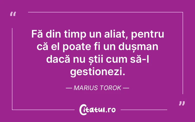 Citat Marius Torok - citate prietenie
