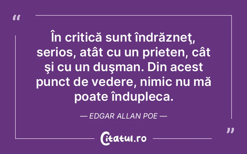 Citat Edgar Allan Poe - citate prietenie