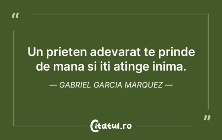 Un prieten adevarat te prinde de mana si...