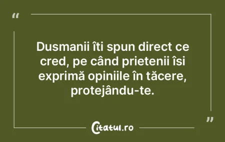 Inamicii îți vin direct în față, pe...