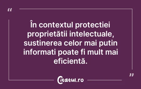 Pentru cei fără discernământ, priete...
