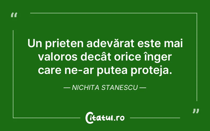 Citat Nichita Stanescu - citate prietenie